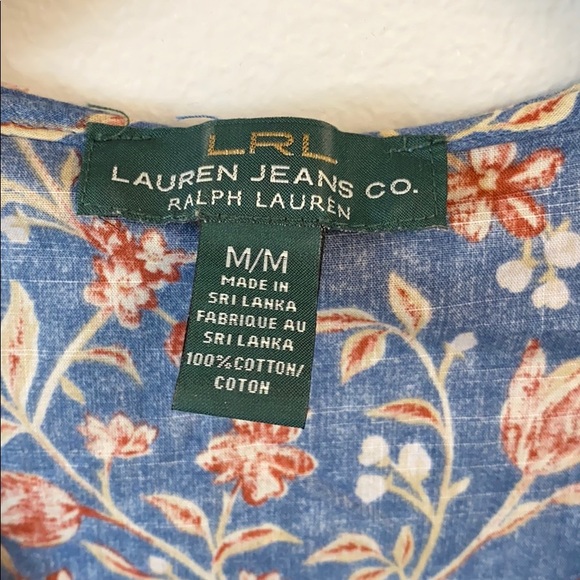 Lauren Jeans Co. wrap top - Picture 5 of 6